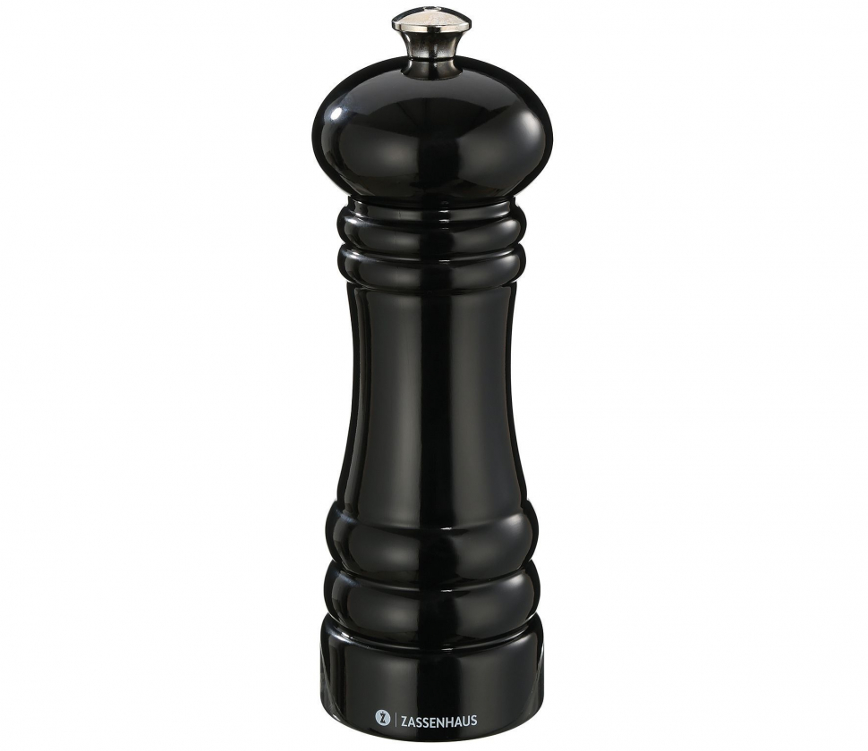 SM-Zassenhaus "Berlin" 18cm schwarz glänzend+300g Salz